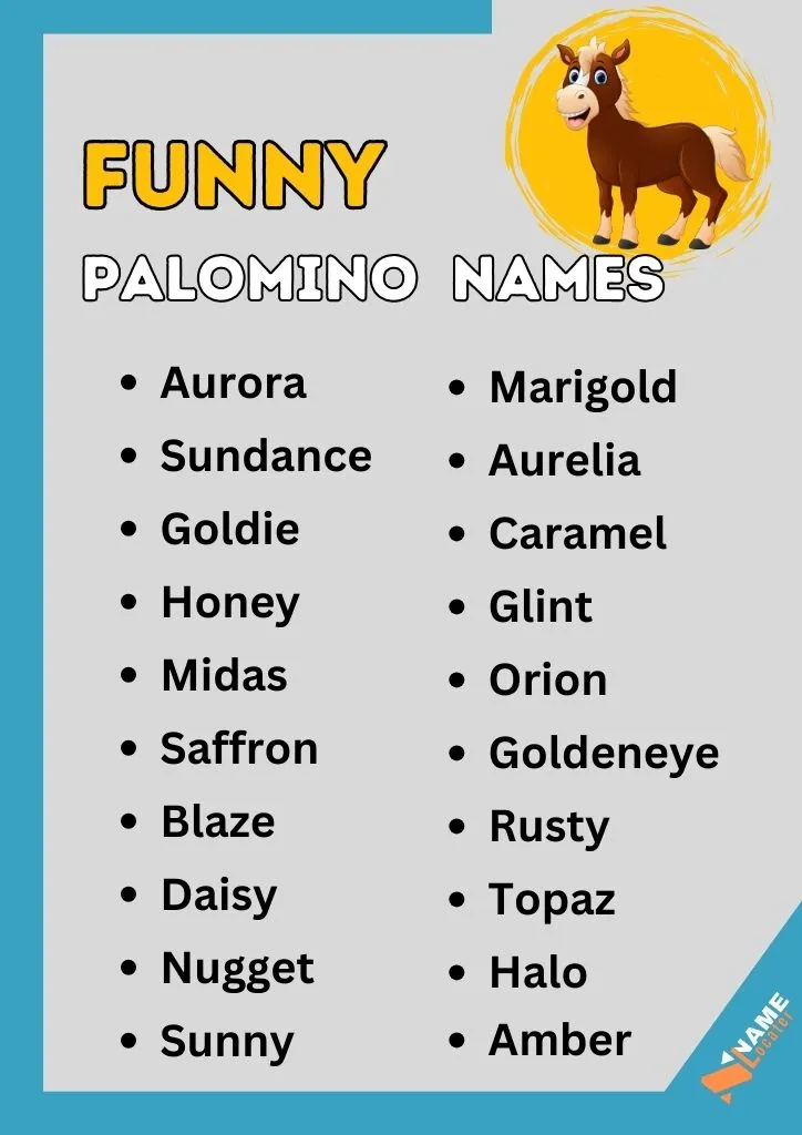 Palomino Horse Names