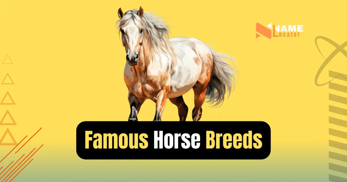 a list of famous Horse Breeds in the World