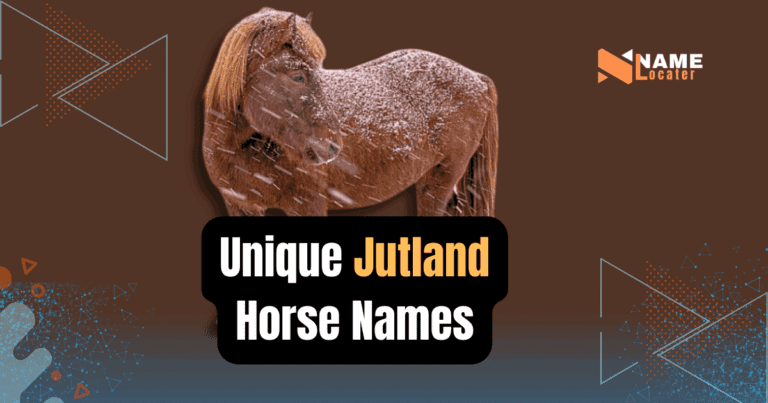 Text list of unique Jutland horse names