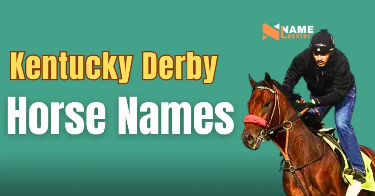 Kentucky Derby Horse Names For Race