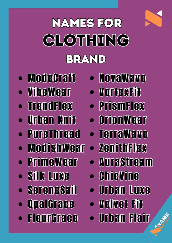 Clothing Brand Name Ideas With Meaning 2024